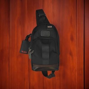 Tumi Black Sling Bag